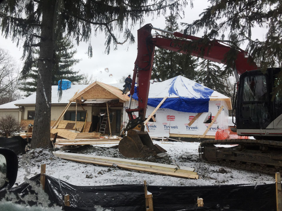 We Woke Up In This House under winter construction